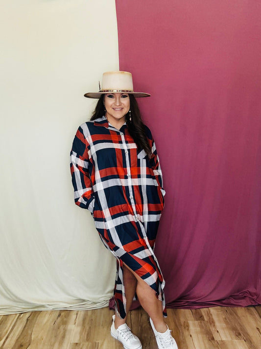 The Marida Plaid Dress