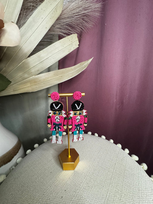 The Nutcracker Beaded Earring